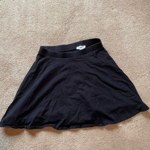 FOREVER 21 • Black Skater Style Skirt • medium